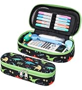 BrainyBees Pencil Case for Boys - Cute Pencil Case for Kids Pencil Pouch Organizer for Student Sc...