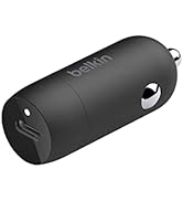 Belkin Boost?Charge 30W Fast Car Charger, Compact Design w/USB-C Power Delivery Port, Universal ...