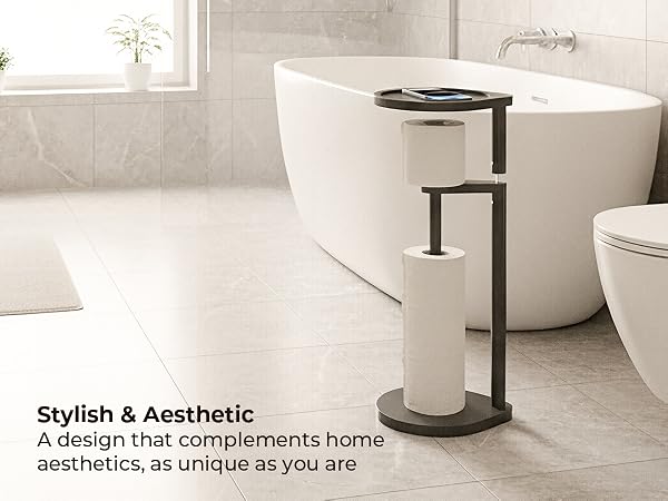 toilet paper holder stand