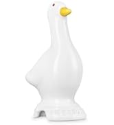 Le Creuset Stoneware Duck Pie Vent, 3 inch, White