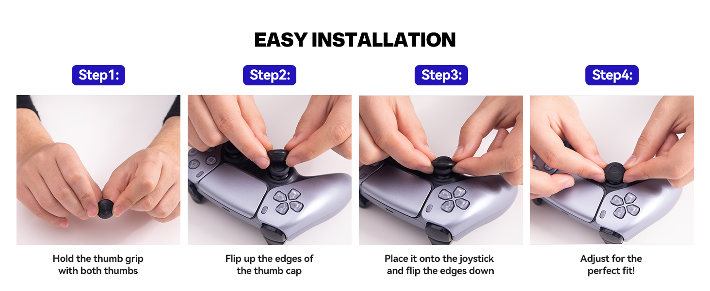 Thumb Grips for PS5 Controller
