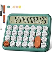 DECKLIT Battery Desk Calculator - 12 Digit Extra Large 5-Inch LCD Display, Big Buttons Easy to Pr...