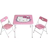 Idea Nuova Hello Kitty 3 Piece Table and Chair Set, OneSize