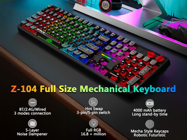 wireless gaming keyboard