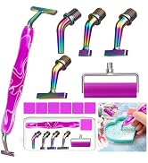 Diamond Art Pens Tools Diamond Painting Accessories Kits with Screw Metal Tip Roller Diamond Pain...