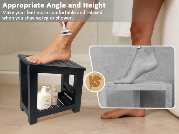 shower foot rest