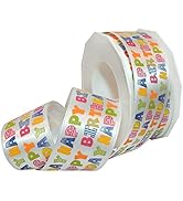 Morex Ribbon 33740/20-601 Double Face Satin Ribbon 1.5" X 22 YD Multicolor Ribbon for Gift Wrappi...
