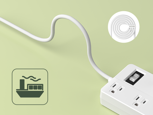 2 prong power strip