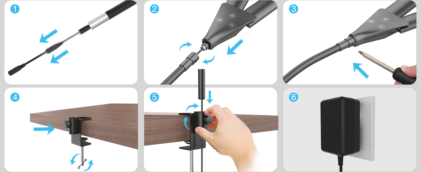 dimmable desk lamp
