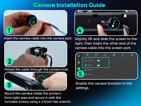 3d printer camera