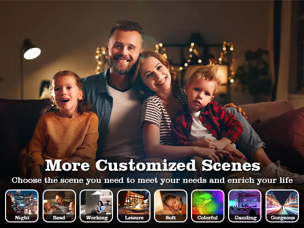gu10 smart led light bulbs with more scenes
