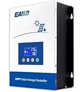 POWLAND 100A MPPT Solar Charge Controller,12V/24V/36V/48V Auto,Max Input 150V LCD Display Regulat...