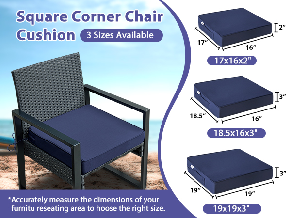outdoor chair cushions set of 4