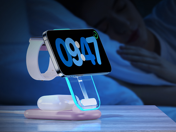 iphone charger stand 3 in 1
