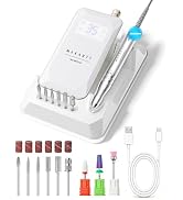 Makartt Brushless Nail Drill: 60W 35000RPM Cordless E-File, White VYKTOR | Brushless Motor, 489.5...