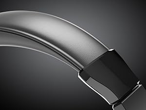 Soft padded or leather-like headbend