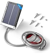 Solar Panel for Deer Feeder - 6V Solar Panel Waterproof Small Solar Battery Charger Maintainer wi...