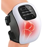 FSA Knee Massager for Pain Relief, Cordless Knee Massager with Heat and Vibration, 3 in 1 knee ma...