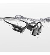 IHAO Swimming Headphones True Bone Conduction Open Ear Headset MP3 Player Built-in 32G Memory IP6...