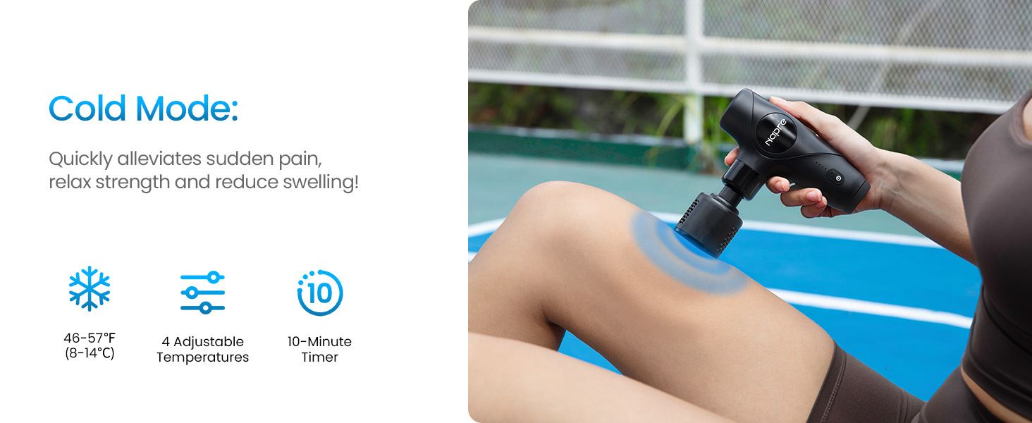 massage gun with heat