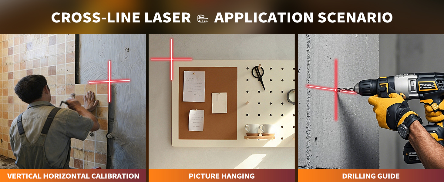 laser tape measure with level
