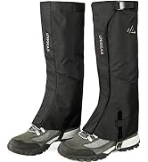 Unigear Snow Leg Gaiters, 1000D Fabric Waterproof Boot Gaiters for Hiking Walking Climbing Huntin...