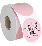 Cute Pink Thermal Labels