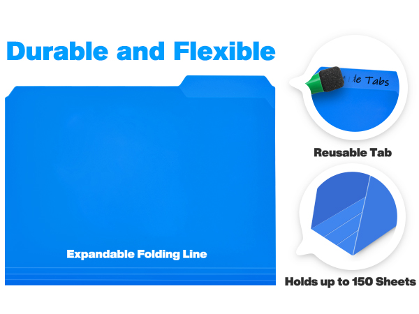 Pplastic File Folders Colored Folders