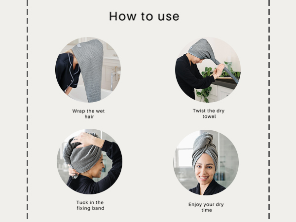 hair wrap towels