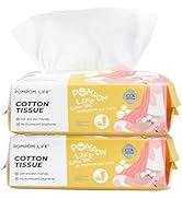POMPOM LIFE Disposable Face Towel, Ultra Soft Thick Wash Cloths for Adults and Baby, 100% Cotton ...