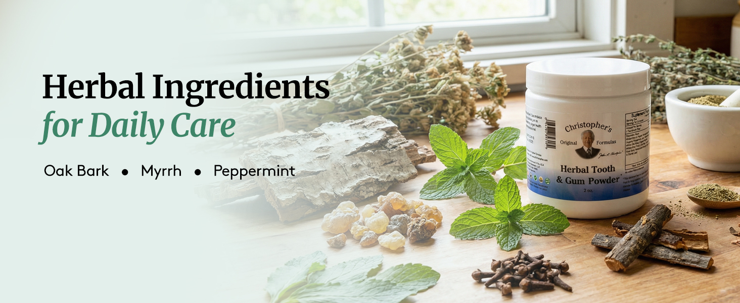 Christopher's Herbal Ingredients for Daily Care