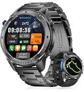 BRUBOSES GPS Smart Watch for Men Military Rugged Smartwatches,Compass,50M Waterproof, 500mAh Larg...
