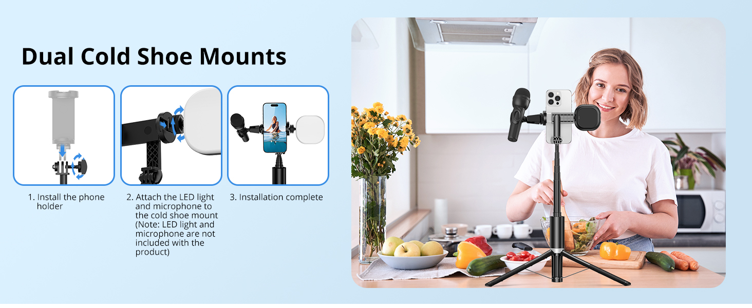 63 phone tripod