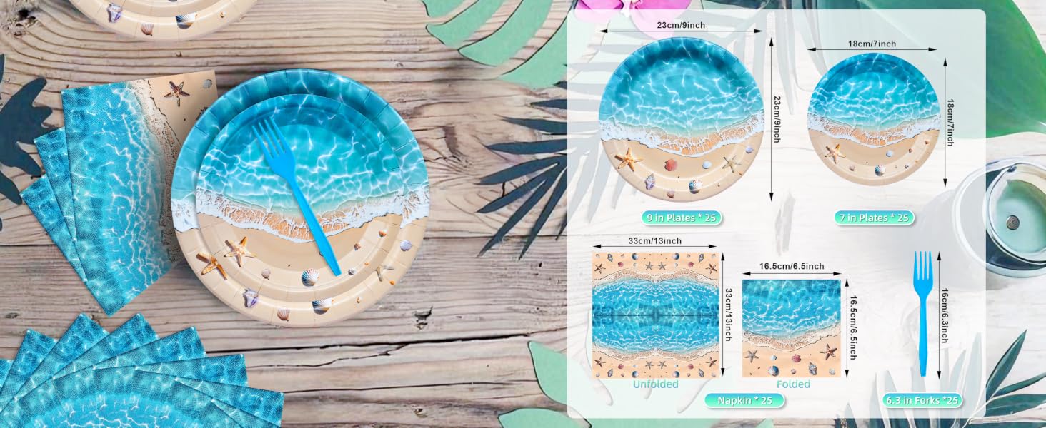 Summer Beach Tableware