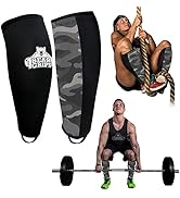 Bear Grips Deadlift Socks | Deadlift Shin Guards Builtin Padded Leg Sleeves | Shin Sleeves Weight...