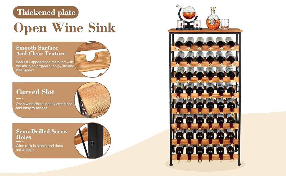 LARGE CAPACITY WINE RACK