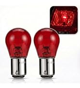 Pniwuno 2 PCS 1157 2057 Car Light Bulbs, 12V Brake Taillight Turn Signal Light, P21/5W 2357 7528 ...