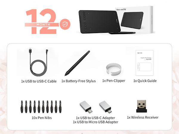 XPPEN DECO MINI 7W DRAWING TABLET GRAPHICS TABLET