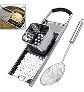 Premium Grade Stainless Steel Spaetzle Maker with Comfort Grip Handle, Stainless Steel Spider Str...