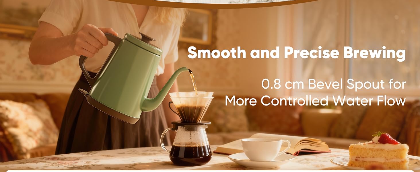 smooth and precise brewing