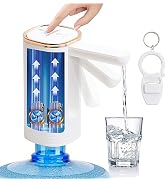 Wanjo Ultra-Pure 5 Gallon Electric Folding Water Dispenser with Multifuctional Bottle Opener, Por...