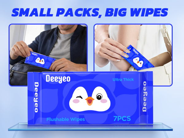 SMALL PACKS, BIG WIPES. Lightweight & Travel Ready