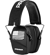 PROHEAR 016 Ear Protection Safety Earmuffs for Shooting, NRR 26dB Noise Reduction Slim Passive He...