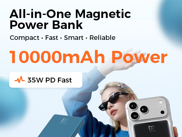 PD 35W Magnetic Wireless Power Bank 10000mAh 02