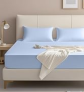 FreshCulture California King Fitted Sheet Only – Premium Hotel-Quality Fitted Sheet for Californi...