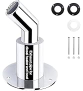 Stainless Steel 316 Thru Hull Exhaust Skin 10pcs, Fitting 24mm/9.44inch Tube Pipe Socket Hardware...