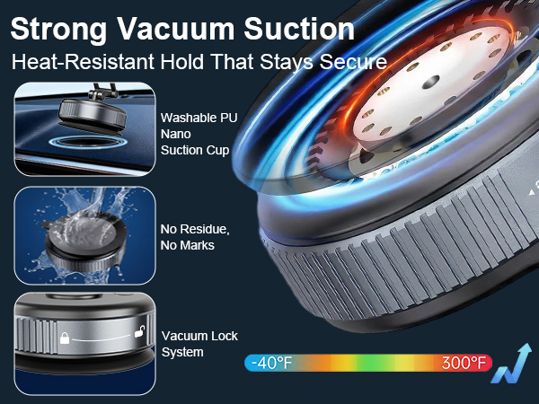 VACUUM MAGNETIC CAR MOUNT