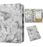 EcoVision Server Books for Waitress,Leather Waiter Book with Zipper Pocket, Server Booklet Restau...