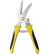 BOOSDEN Household Shears, Metal Sheet Cutters,Sharp Wire Cutters,Tin Snips Cut Tin,Metal Cutter,8...