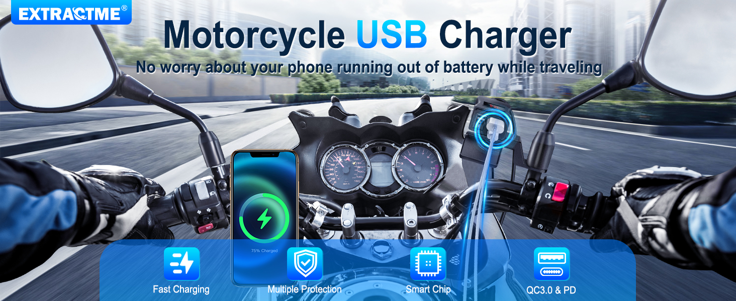 motorcycle usb adapter